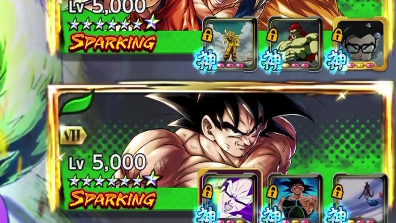 A menu displaying characters and their buff allocations in a game.