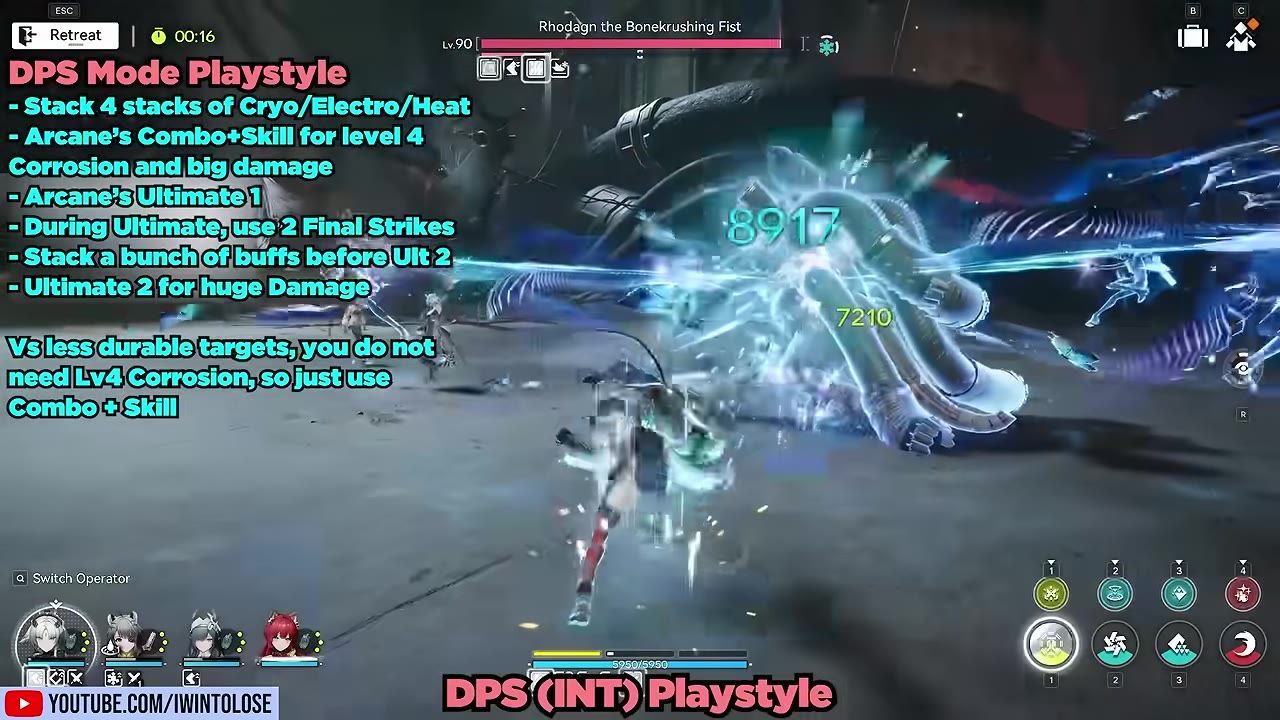 A combat scene showing a character attacking an enemy with bright effects and damage numbers displayed.