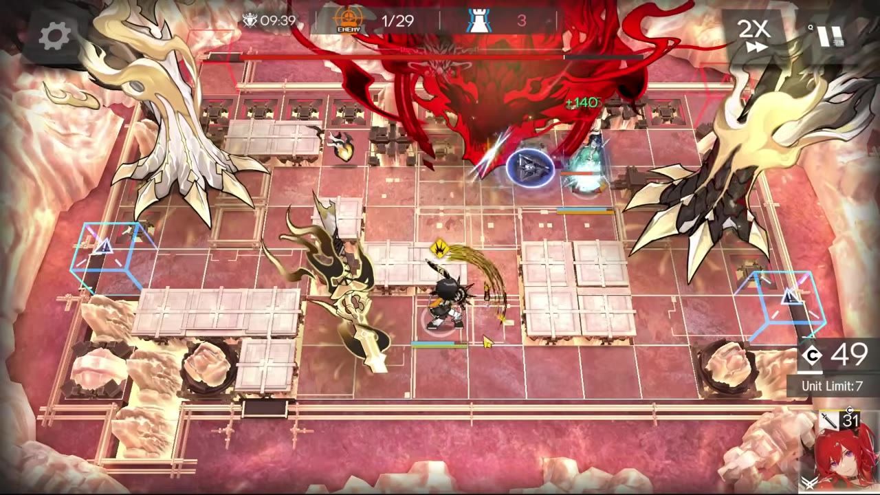 A game screenshot showing characters and gameplay elements of TA-10 stage.
